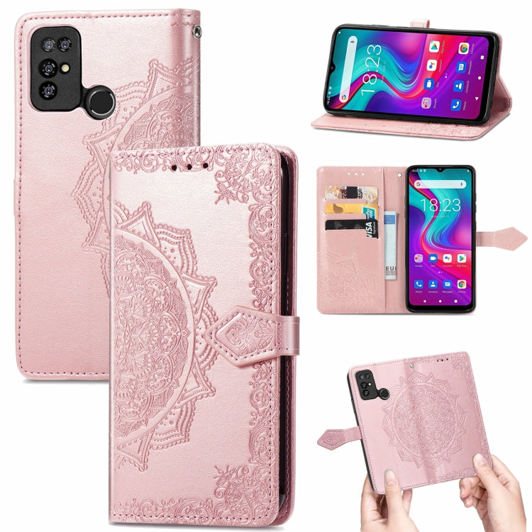 Mandala Flower Embossed Horizontal Flip Leather Case with Holder & Three Card Slots & Wallet & Lanyard, For Doogee X96 Pro, For Honor 50, For OnePlus 9R, For UMIDIGI A9
