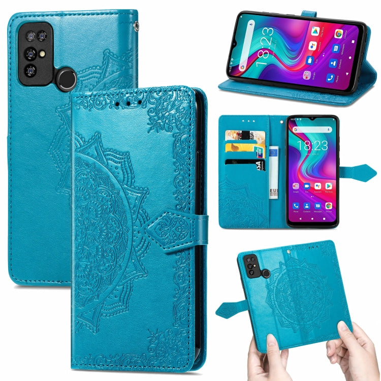 Mandala Flower Embossed Horizontal Flip Leather Case with Holder & Three Card Slots & Wallet & Lanyard, For Doogee X96 Pro, For Honor 50, For OnePlus 9R, For UMIDIGI A9