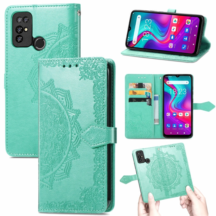 Mandala Flower Embossed Horizontal Flip Leather Case with Holder & Three Card Slots & Wallet & Lanyard, For Doogee X96 Pro, For Honor 50, For OnePlus 9R, For UMIDIGI A9