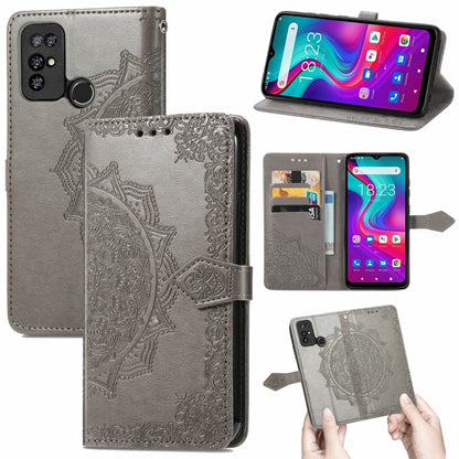 Mandala Flower Embossed Horizontal Flip Leather Case with Holder & Three Card Slots & Wallet & Lanyard, For Doogee X96 Pro, For Honor 50, For OnePlus 9R, For UMIDIGI A9