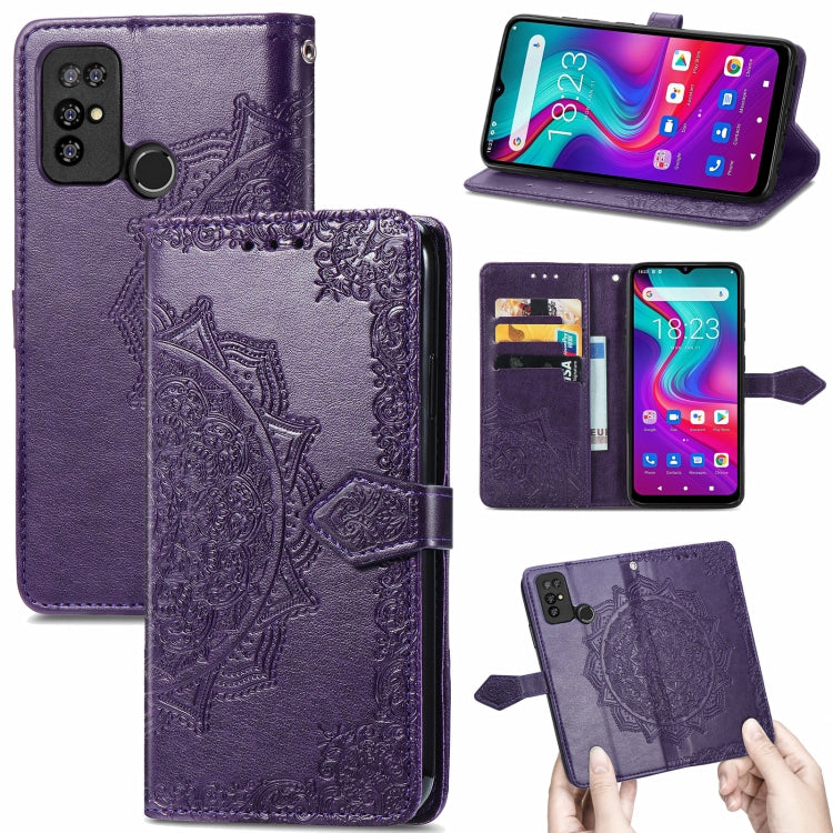 Mandala Flower Embossed Horizontal Flip Leather Case with Holder & Three Card Slots & Wallet & Lanyard, For Doogee X96 Pro, For Honor 50, For OnePlus 9R, For UMIDIGI A9