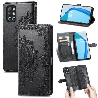 Mandala Flower Embossed Horizontal Flip Leather Case with Holder & Three Card Slots & Wallet & Lanyard, For Doogee X96 Pro, For Honor 50, For OnePlus 9R, For UMIDIGI A9