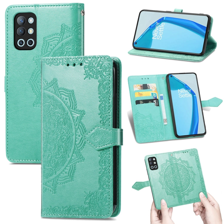 Mandala Flower Embossed Horizontal Flip Leather Case with Holder & Three Card Slots & Wallet & Lanyard, For Doogee X96 Pro, For Honor 50, For OnePlus 9R, For UMIDIGI A9