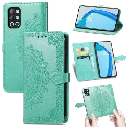 Mandala Flower Embossed Horizontal Flip Leather Case with Holder & Three Card Slots & Wallet & Lanyard, For Doogee X96 Pro, For Honor 50, For OnePlus 9R, For UMIDIGI A9