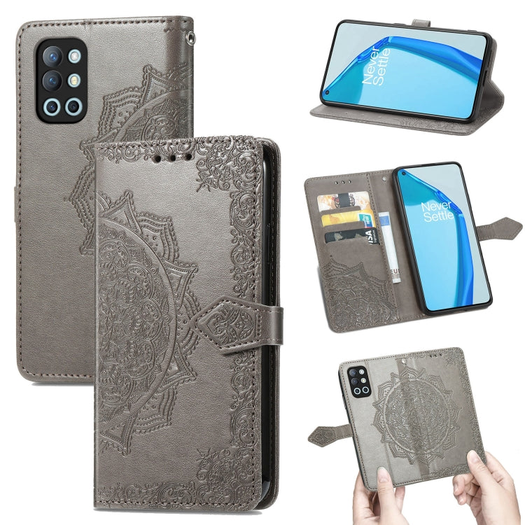 Mandala Flower Embossed Horizontal Flip Leather Case with Holder & Three Card Slots & Wallet & Lanyard, For Doogee X96 Pro, For Honor 50, For OnePlus 9R, For UMIDIGI A9