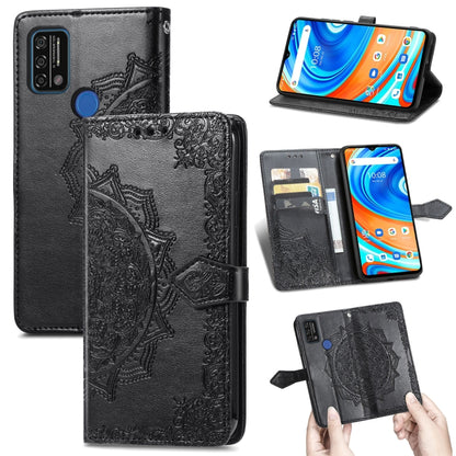 Mandala Flower Embossed Horizontal Flip Leather Case with Holder & Three Card Slots & Wallet & Lanyard, For Doogee X96 Pro, For Honor 50, For OnePlus 9R, For UMIDIGI A9