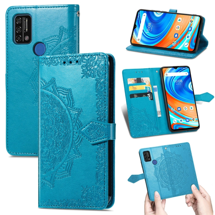 Mandala Flower Embossed Horizontal Flip Leather Case with Holder & Three Card Slots & Wallet & Lanyard, For Doogee X96 Pro, For Honor 50, For OnePlus 9R, For UMIDIGI A9