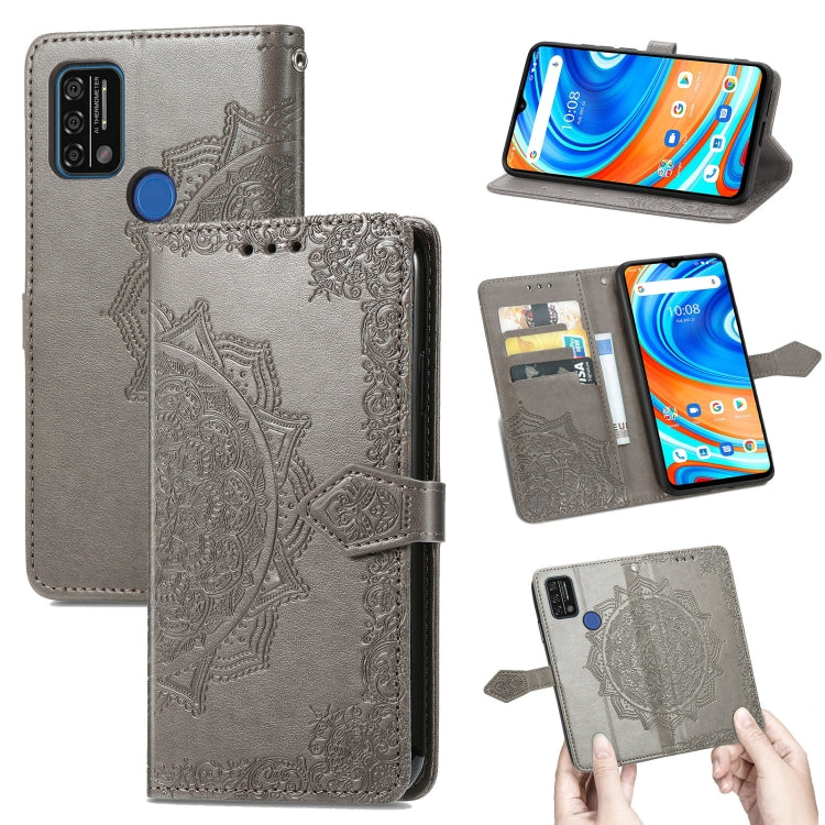 Mandala Flower Embossed Horizontal Flip Leather Case with Holder & Three Card Slots & Wallet & Lanyard, For Doogee X96 Pro, For Honor 50, For OnePlus 9R, For UMIDIGI A9