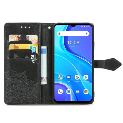 Mandala Flower Embossed Horizontal Flip Leather Case with Holder & Three Card Slots & Wallet & Lanyard, For UMIDIGI A7S