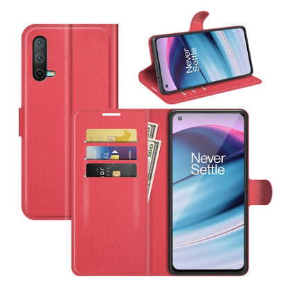 For OnePlus Nord CE 5G Litchi Texture Horizontal Flip Protective Case with Holder & Card Slots & Wallet, For OnePlus Nord CE 5G