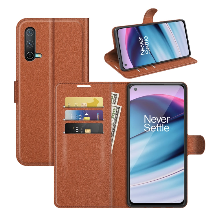 For OnePlus Nord CE 5G Litchi Texture Horizontal Flip Protective Case with Holder & Card Slots & Wallet, For OnePlus Nord CE 5G