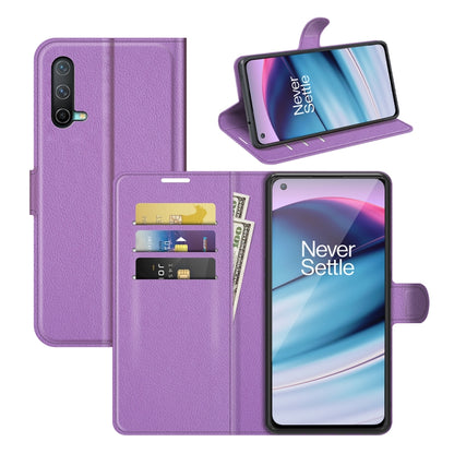 For OnePlus Nord CE 5G Litchi Texture Horizontal Flip Protective Case with Holder & Card Slots & Wallet, For OnePlus Nord CE 5G