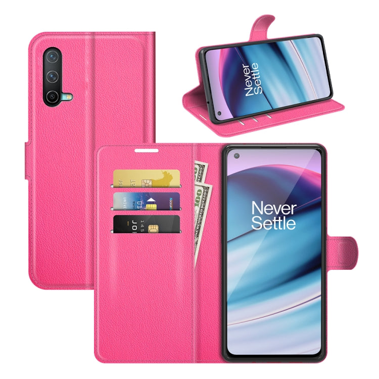 For OnePlus Nord CE 5G Litchi Texture Horizontal Flip Protective Case with Holder & Card Slots & Wallet, For OnePlus Nord CE 5G