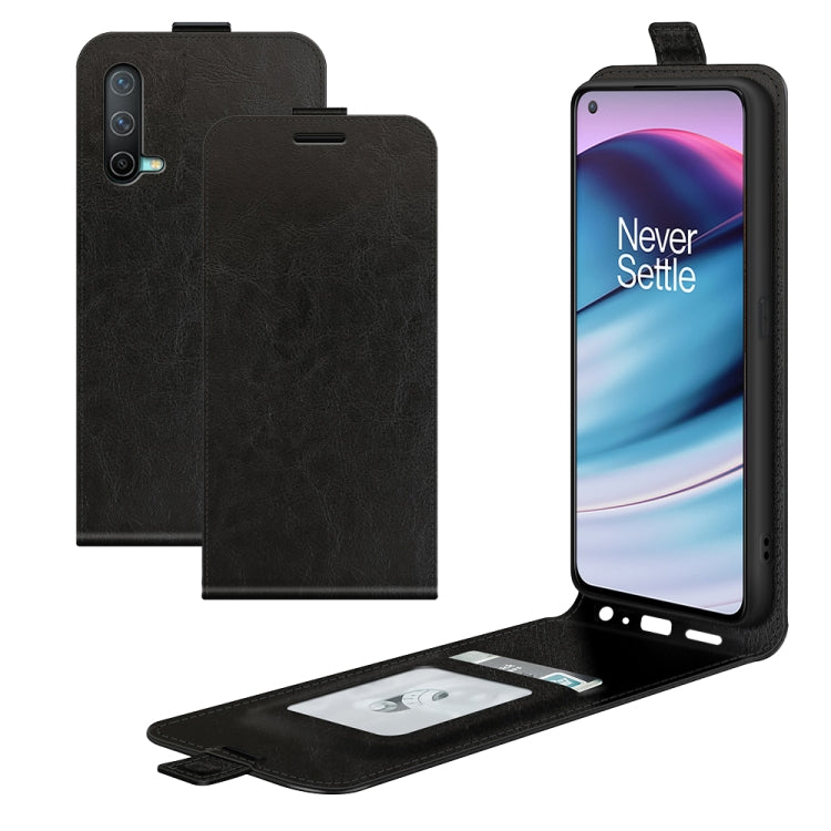 For OnePlus Nord CE 5G R64 Texture Single Vertical Flip Leather Protective Case with Card Slots & Photo Frame, For OnePlus Nord CE 5G