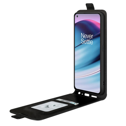 For OnePlus Nord CE 5G R64 Texture Single Vertical Flip Leather Protective Case with Card Slots & Photo Frame, For OnePlus Nord CE 5G