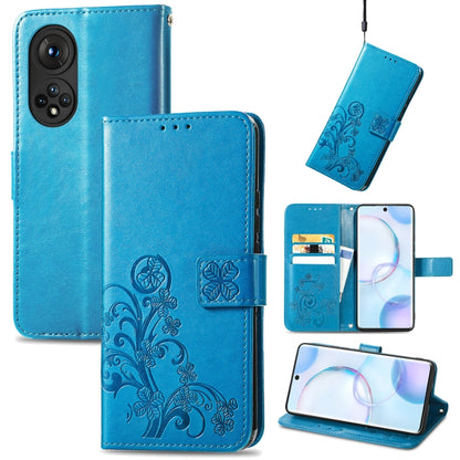 Four-leaf Clasp Embossed Buckle Mobile Phone Protection Leather Case with Lanyard & Card Slot & Wallet & Bracket Function, For Ulefone Note 11 Plus, For Honor 50 Pro, For Xiaomi Redmi Note 10 Pro 5G/Poco X3 GT, For Honor 50