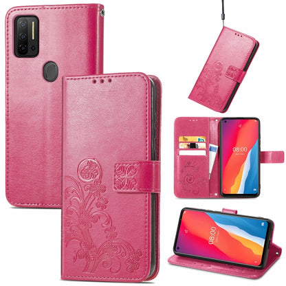 Four-leaf Clasp Embossed Buckle Mobile Phone Protection Leather Case with Lanyard & Card Slot & Wallet & Bracket Function, For Ulefone Note 11 Plus, For Honor 50 Pro, For Xiaomi Redmi Note 10 Pro 5G/Poco X3 GT, For Honor 50