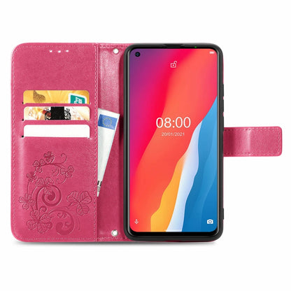 Four-leaf Clasp Embossed Buckle Mobile Phone Protection Leather Case with Lanyard & Card Slot & Wallet & Bracket Function, For Ulefone Note 11 Plus, For Honor 50 Pro, For Xiaomi Redmi Note 10 Pro 5G/Poco X3 GT, For Honor 50