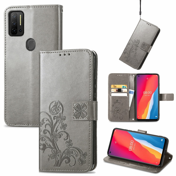 Four-leaf Clasp Embossed Buckle Mobile Phone Protection Leather Case with Lanyard & Card Slot & Wallet & Bracket Function, For Ulefone Note 11 Plus, For Honor 50 Pro, For Xiaomi Redmi Note 10 Pro 5G/Poco X3 GT, For Honor 50