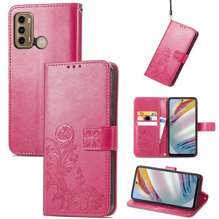 Four-leaf Clasp Embossed Buckle Mobile Phone Protection Leather Case with Lanyard & Card Slot & Wallet & Bracket Function, For Ulefone Note 11 Plus, For Honor 50 Pro, For Xiaomi Redmi Note 10 Pro 5G/Poco X3 GT, For Honor 50