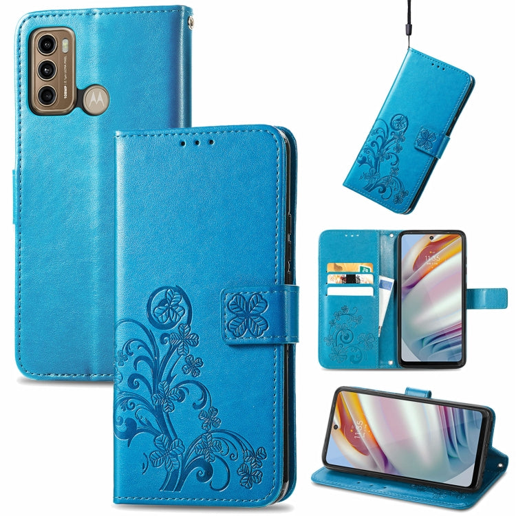Four-leaf Clasp Embossed Buckle Mobile Phone Protection Leather Case with Lanyard & Card Slot & Wallet & Bracket Function, For Ulefone Note 11 Plus, For Honor 50 Pro, For Xiaomi Redmi Note 10 Pro 5G/Poco X3 GT, For Honor 50