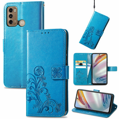 Four-leaf Clasp Embossed Buckle Mobile Phone Protection Leather Case with Lanyard & Card Slot & Wallet & Bracket Function, For Ulefone Note 11 Plus, For Honor 50 Pro, For Xiaomi Redmi Note 10 Pro 5G/Poco X3 GT, For Honor 50