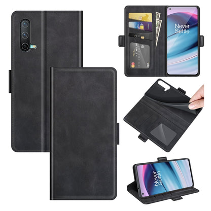For OnePlus Nord CE 5G Dual-side Magnetic Buckle Horizontal Flip Leather Case with Holder & Card Slots & Wallet, For OnePlus Nord CE 5G