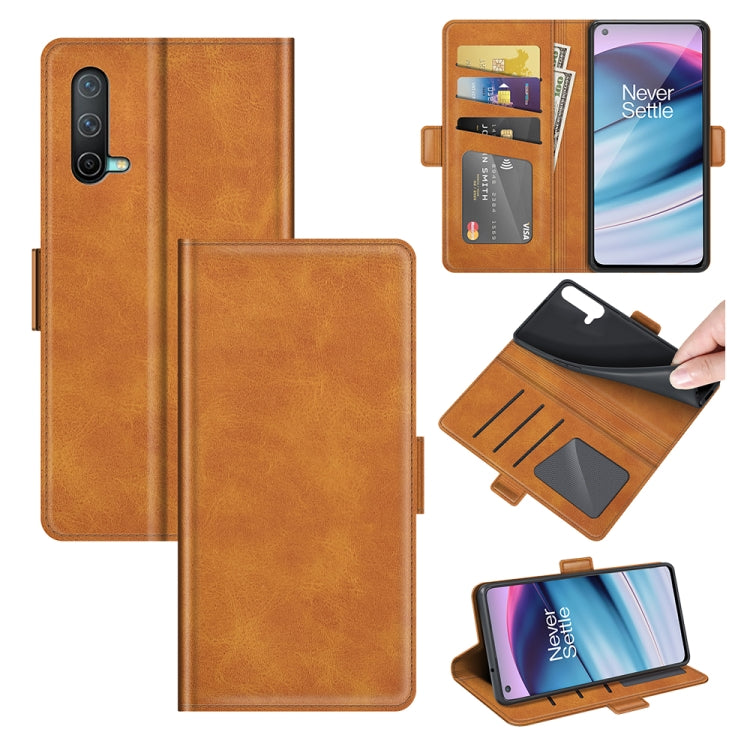 For OnePlus Nord CE 5G Dual-side Magnetic Buckle Horizontal Flip Leather Case with Holder & Card Slots & Wallet, For OnePlus Nord CE 5G