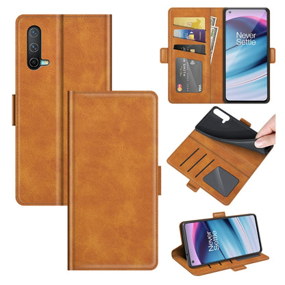 For OnePlus Nord CE 5G Dual-side Magnetic Buckle Horizontal Flip Leather Case with Holder & Card Slots & Wallet, For OnePlus Nord CE 5G