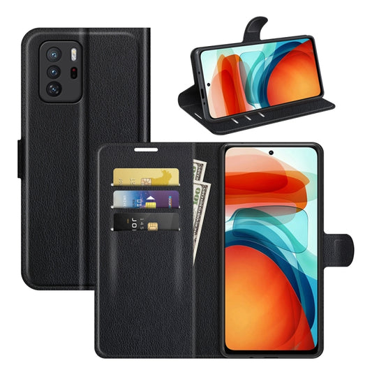 For Xiaomi Redmi Note 10 Pro 5G China / Poco X3 GT Litchi Texture Horizontal Flip Protective Case with Holder & Card Slots & Wallet, For For Xiaomi Poco X3 GT, For Xiaomi Redmi Note 10 Pro India