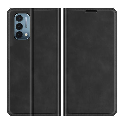 For OnePlus Nord N200 5G Retro-skin Business Magnetic Suction Leather Case with Holder & Card Slots & Wallet, For OnePlus Nord N200 5G