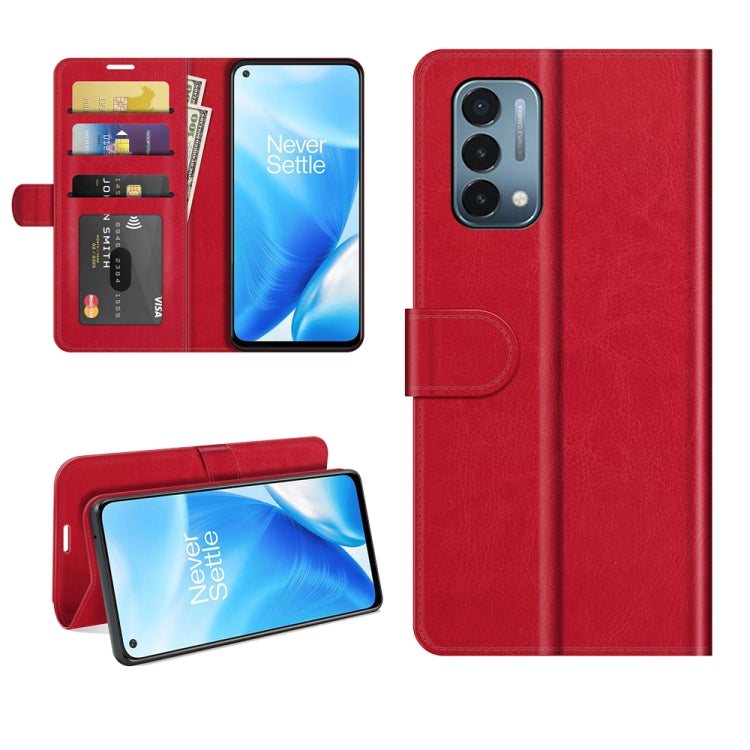 For OnePlus Nord N200 5G R64 Texture Single Horizontal Flip Protective Case with Holder & Card Slots & Wallet& Photo Frame, For OnePlus Nord N200 5G