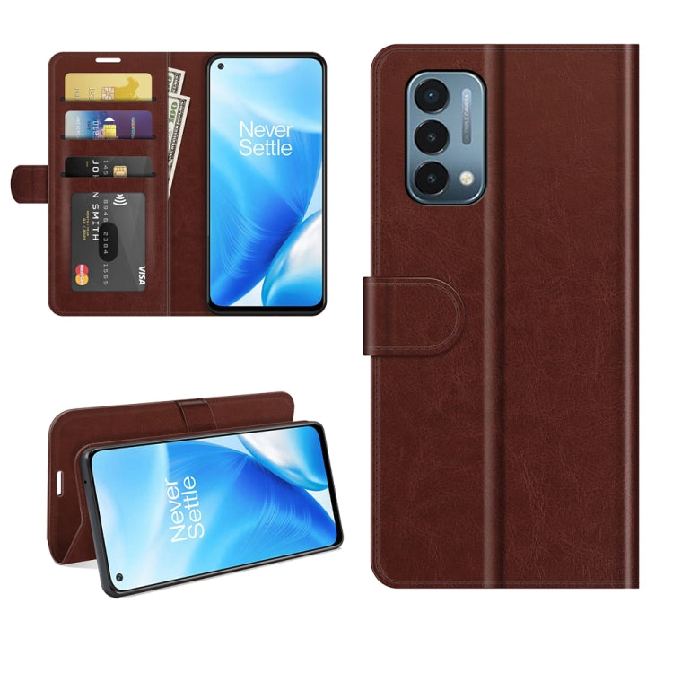 For OnePlus Nord N200 5G R64 Texture Single Horizontal Flip Protective Case with Holder & Card Slots & Wallet& Photo Frame, For OnePlus Nord N200 5G
