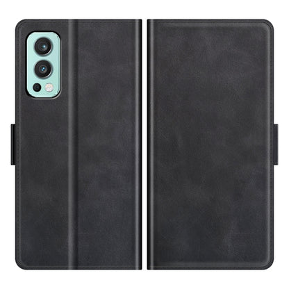For OnePlus Nord 2 5G Dual-side Magnetic Buckle Horizontal Flip Leather Case with Holder & Card Slots & Wallet