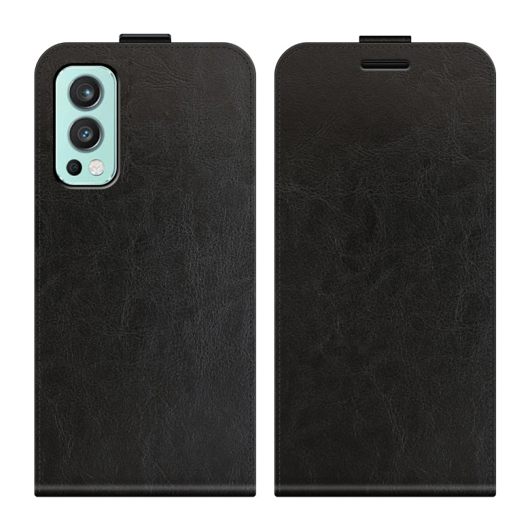For OnePlus Nord 2 5G R64 Texture Single Vertical Flip Leather Protective Case with Card Slots & Photo Frame, For OnePlus Nord 2 5G