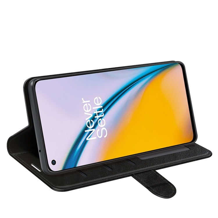 For OnePlus Nord 2 5G R64 Texture Single Horizontal Flip Protective Case with Holder & Card Slots & Wallet& Photo Frame, For OnePlus Nord 2 5G