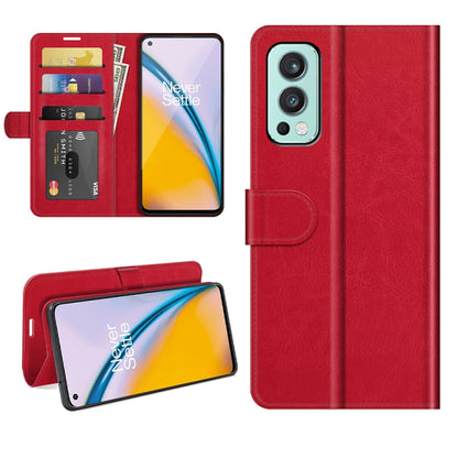 For OnePlus Nord 2 5G R64 Texture Single Horizontal Flip Protective Case with Holder & Card Slots & Wallet& Photo Frame, For OnePlus Nord 2 5G