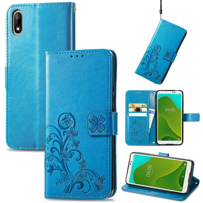 Four-leaf Clasp Embossed Buckle Mobile Phone Protection Leather Case with Lanyard & Card Slot & Wallet & Bracket Function, For Xiaomi Redmi K40 Gaming /Poco F3 GT, For OnePlus 9R, For Doogee X96 Pro, For  Doogee X96 Pro, For Wiko Jerry 4