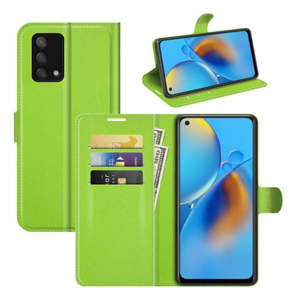 For OPPO F19 / A74 4G Litchi Texture Horizontal Flip Protective Case with Holder & Card Slots & Wallet, For OPPO F19 / A74 4G