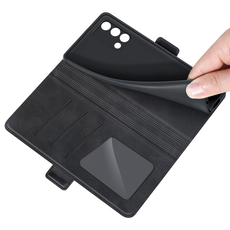 For OPPO F19 / A74 4G Dual-side Magnetic Buckle Horizontal Flip Leather Case with Holder & Card Slots & Wallet