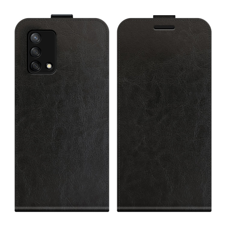 For OPPO F19 / A74 4G R64 Texture Single Vertical Flip Leather Protective Case with Card Slots & Photo Frame, For OPPO F19 / A74 4G