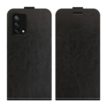 For OPPO F19 / A74 4G R64 Texture Single Vertical Flip Leather Protective Case with Card Slots & Photo Frame, For OPPO F19 / A74 4G