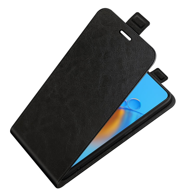 For OPPO F19 / A74 4G R64 Texture Single Vertical Flip Leather Protective Case with Card Slots & Photo Frame, For OPPO F19 / A74 4G