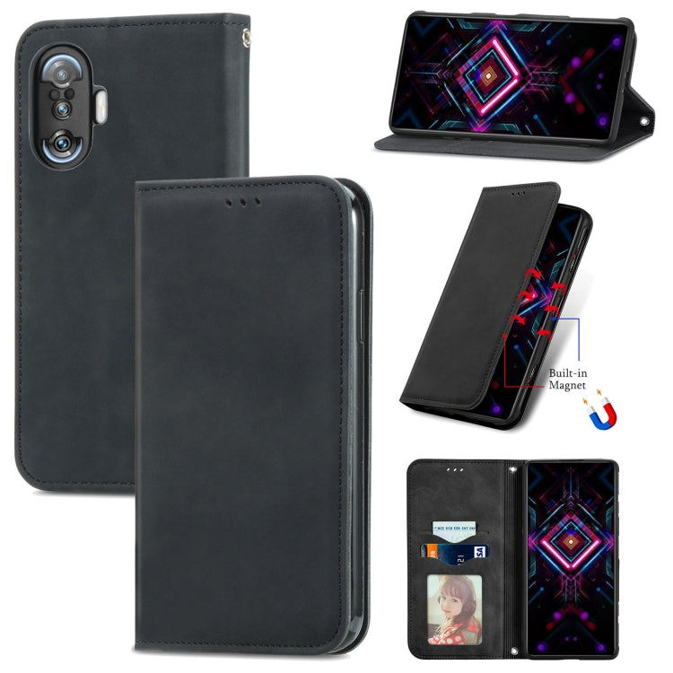 Retro Skin Feel Business Magnetic Horizontal Flip Leather Case with Holder & Card Slots & Wallet & Photo Frame, For Xiaomi Redmi K40 Gaming, For Xiaomi Redmi Note 10 JE, For Xiaomi Redmi Note 10 Pro 5G, For Huawei P50 Pro