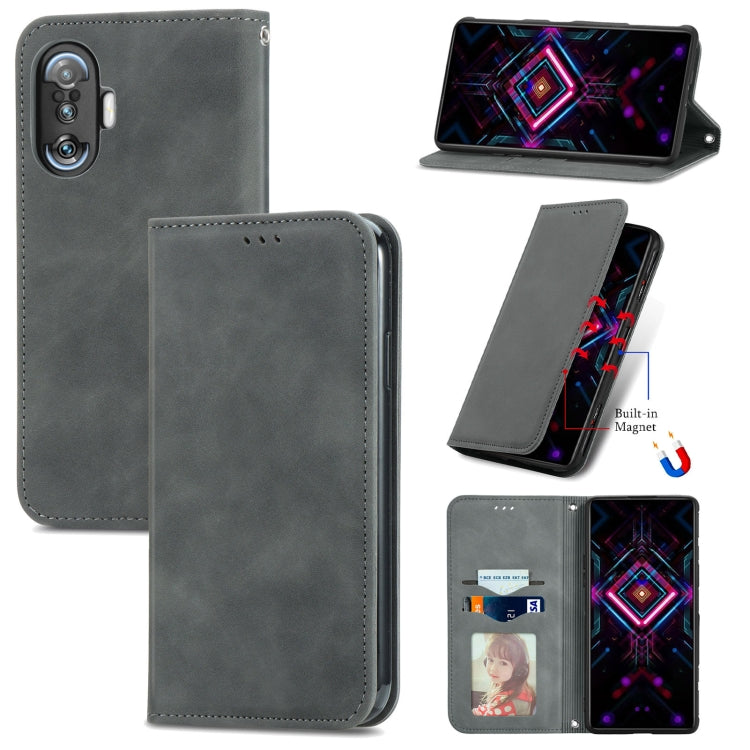 Retro Skin Feel Business Magnetic Horizontal Flip Leather Case with Holder & Card Slots & Wallet & Photo Frame, For Xiaomi Redmi K40 Gaming, For Xiaomi Redmi Note 10 JE, For Xiaomi Redmi Note 10 Pro 5G, For Huawei P50 Pro