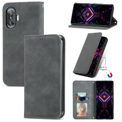 Retro Skin Feel Business Magnetic Horizontal Flip Leather Case with Holder & Card Slots & Wallet & Photo Frame, For Xiaomi Redmi K40 Gaming, For Xiaomi Redmi Note 10 JE, For Xiaomi Redmi Note 10 Pro 5G, For Huawei P50 Pro