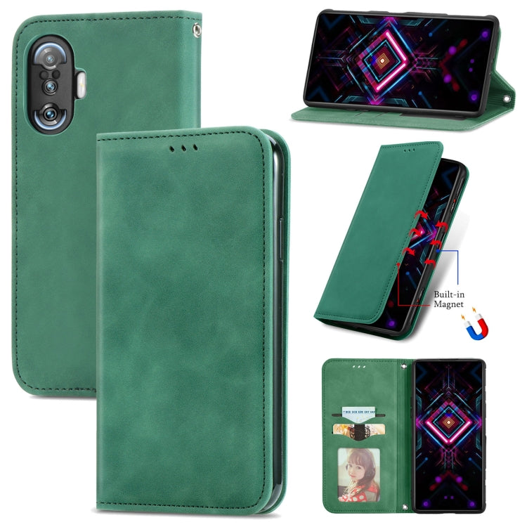 Retro Skin Feel Business Magnetic Horizontal Flip Leather Case with Holder & Card Slots & Wallet & Photo Frame, For Xiaomi Redmi K40 Gaming, For Xiaomi Redmi Note 10 JE, For Xiaomi Redmi Note 10 Pro 5G, For Huawei P50 Pro