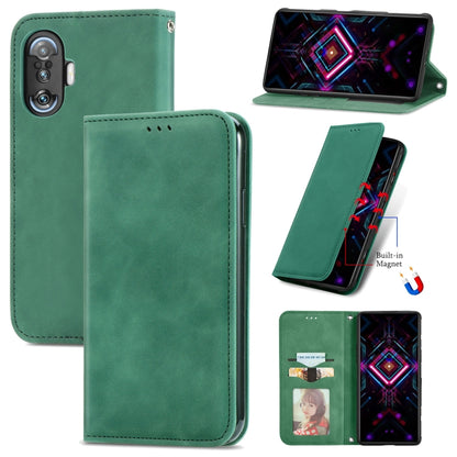 Retro Skin Feel Business Magnetic Horizontal Flip Leather Case with Holder & Card Slots & Wallet & Photo Frame, For Xiaomi Redmi K40 Gaming, For Xiaomi Redmi Note 10 JE, For Xiaomi Redmi Note 10 Pro 5G, For Huawei P50 Pro