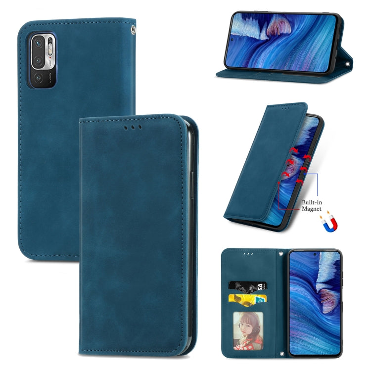 Retro Skin Feel Business Magnetic Horizontal Flip Leather Case with Holder & Card Slots & Wallet & Photo Frame, For Xiaomi Redmi K40 Gaming, For Xiaomi Redmi Note 10 JE, For Xiaomi Redmi Note 10 Pro 5G, For Huawei P50 Pro