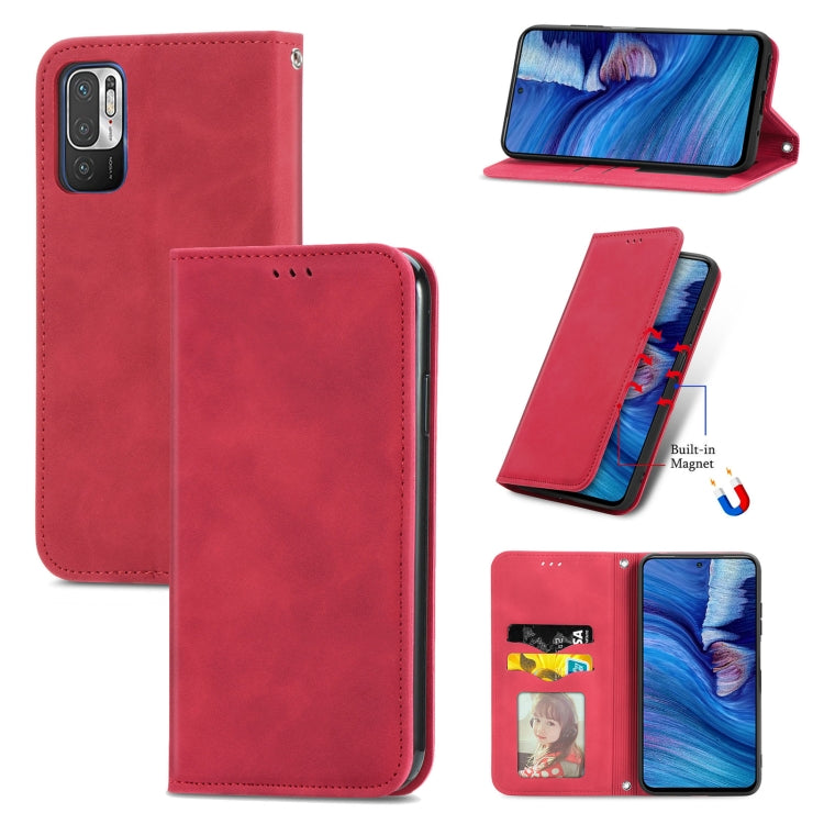 Retro Skin Feel Business Magnetic Horizontal Flip Leather Case with Holder & Card Slots & Wallet & Photo Frame, For Xiaomi Redmi K40 Gaming, For Xiaomi Redmi Note 10 JE, For Xiaomi Redmi Note 10 Pro 5G, For Huawei P50 Pro